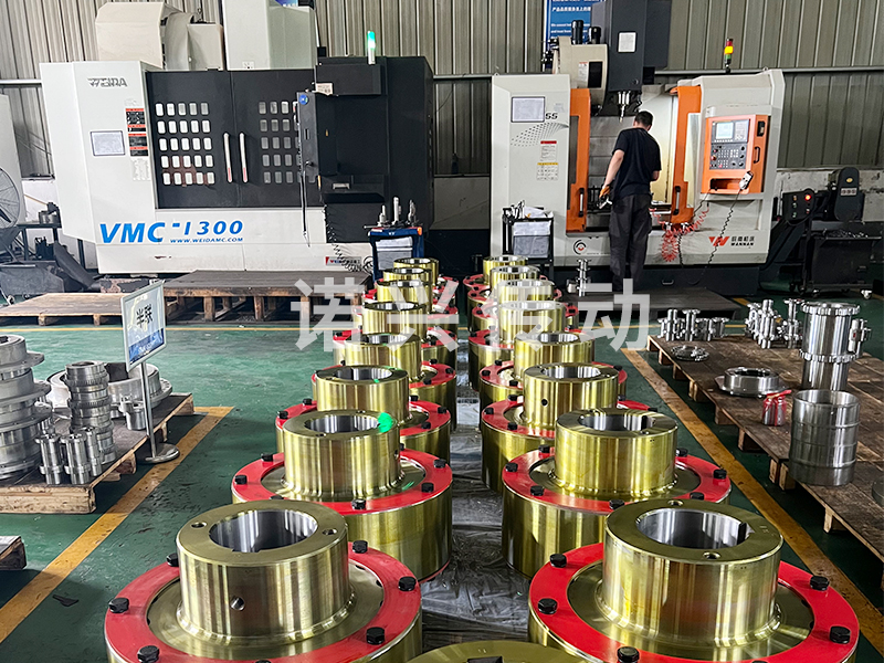 彈性聯(lián)軸器對設備運行起到緩沖作用